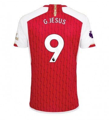 Arsenal Gabriel Jesus #9 Replika Hjemmebanetrøje 2023-24 Kortærmet